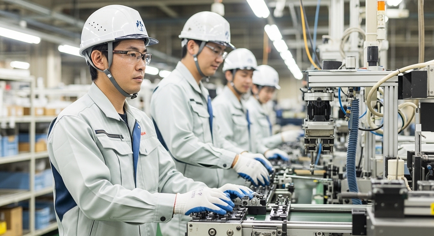 特定技能外国人が働いている写真