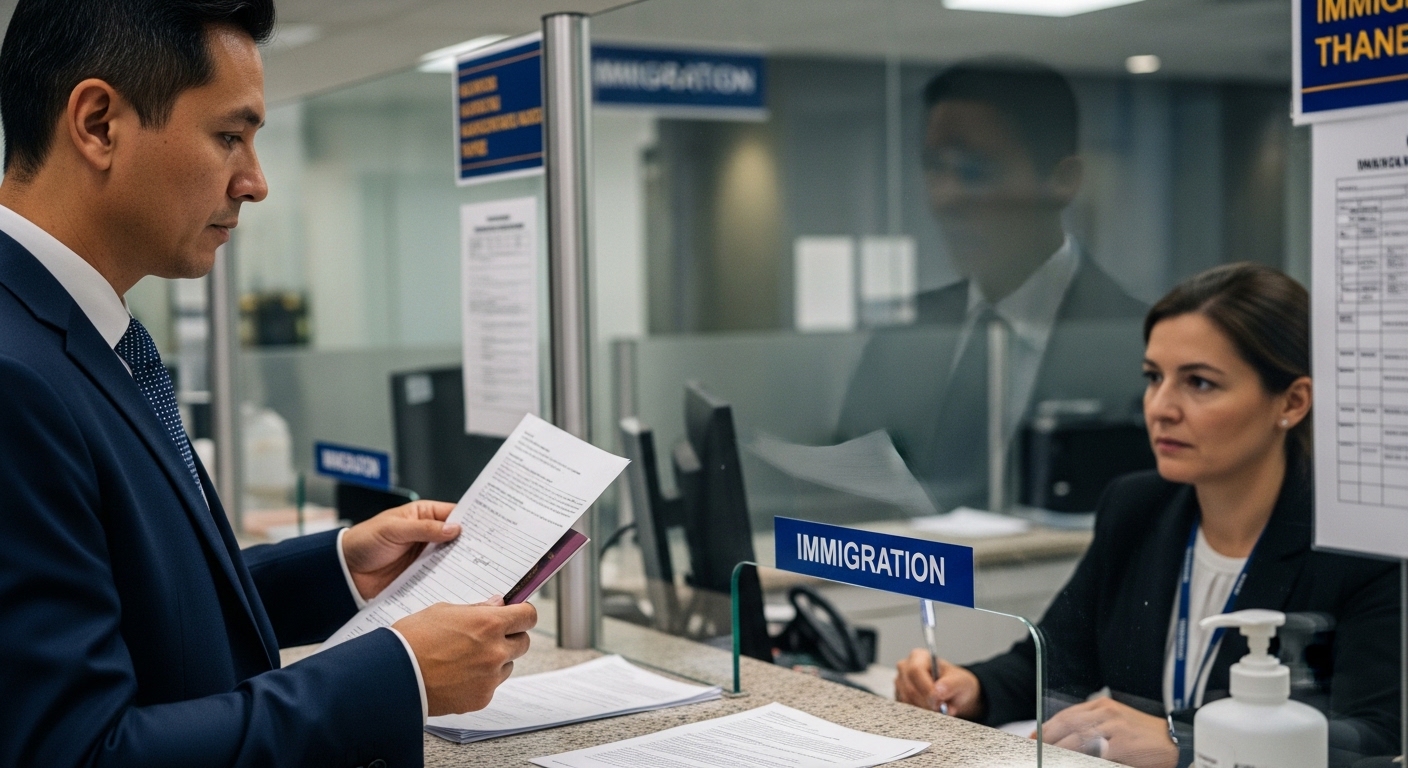 帰化申請をする人のイメージ図