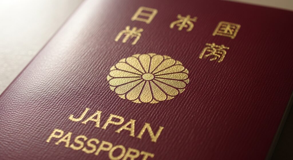 日本のパスポートのイメージ写真