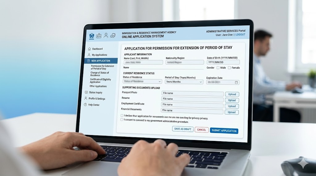 ンライン申請の画面イメージ