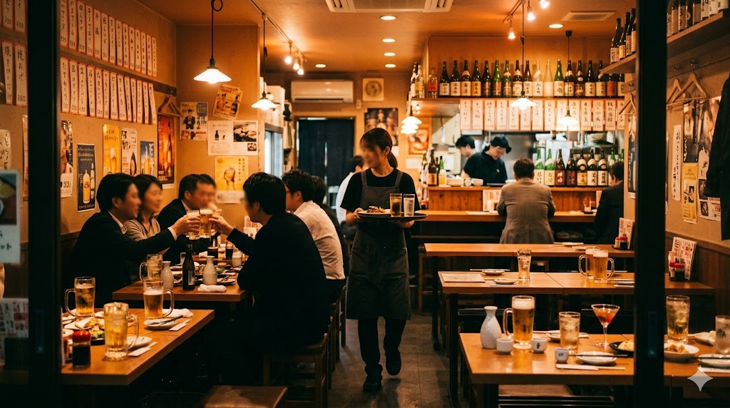 お酒を提供する飲食店の雰囲気写真
