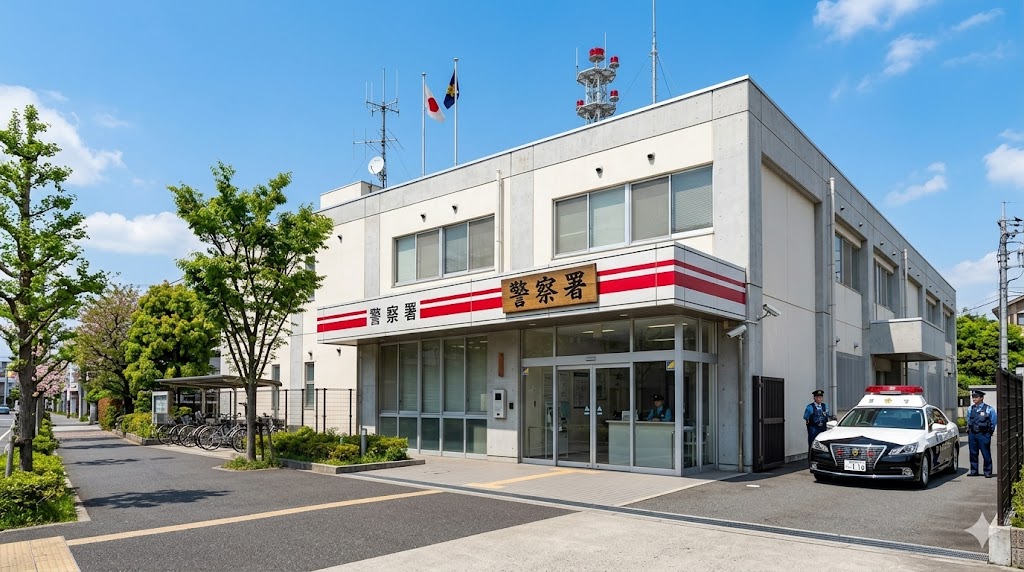 警察署の建物外観