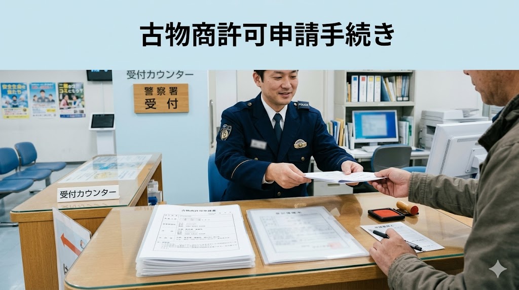 古物商許可証のイメージ写真