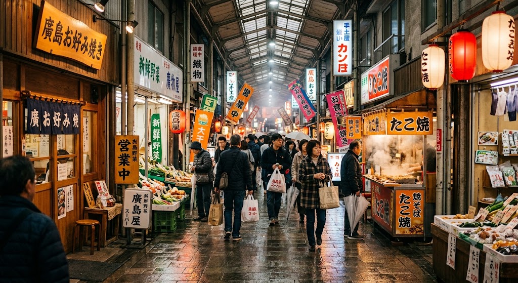 広島歓楽街のイメージし写真