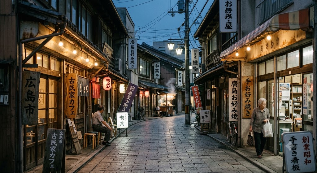 広島の風俗営業の店をイメージした写真